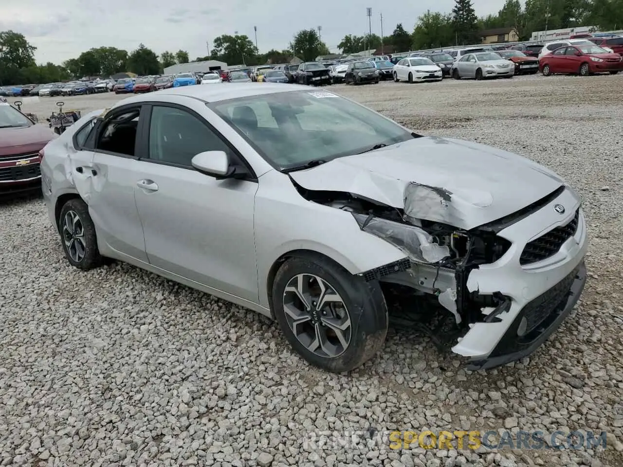 4 Photograph of a damaged car 3KPF24ADXME296087 KIA FORTE 2021