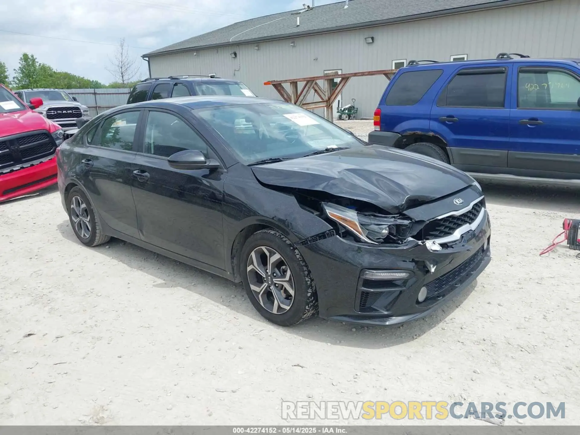 1 Photograph of a damaged car 3KPF24ADXME297496 KIA FORTE 2021