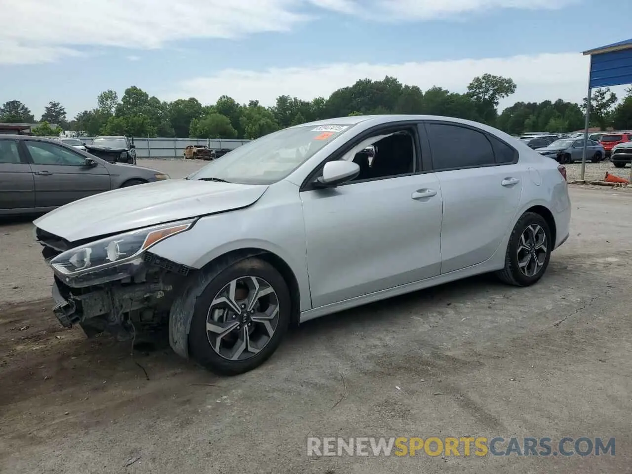 1 Photograph of a damaged car 3KPF24ADXME310120 KIA FORTE 2021