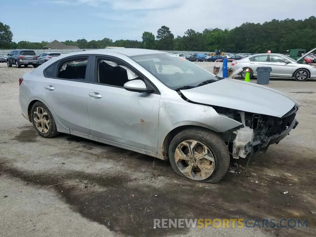 4 Photograph of a damaged car 3KPF24ADXME310120 KIA FORTE 2021