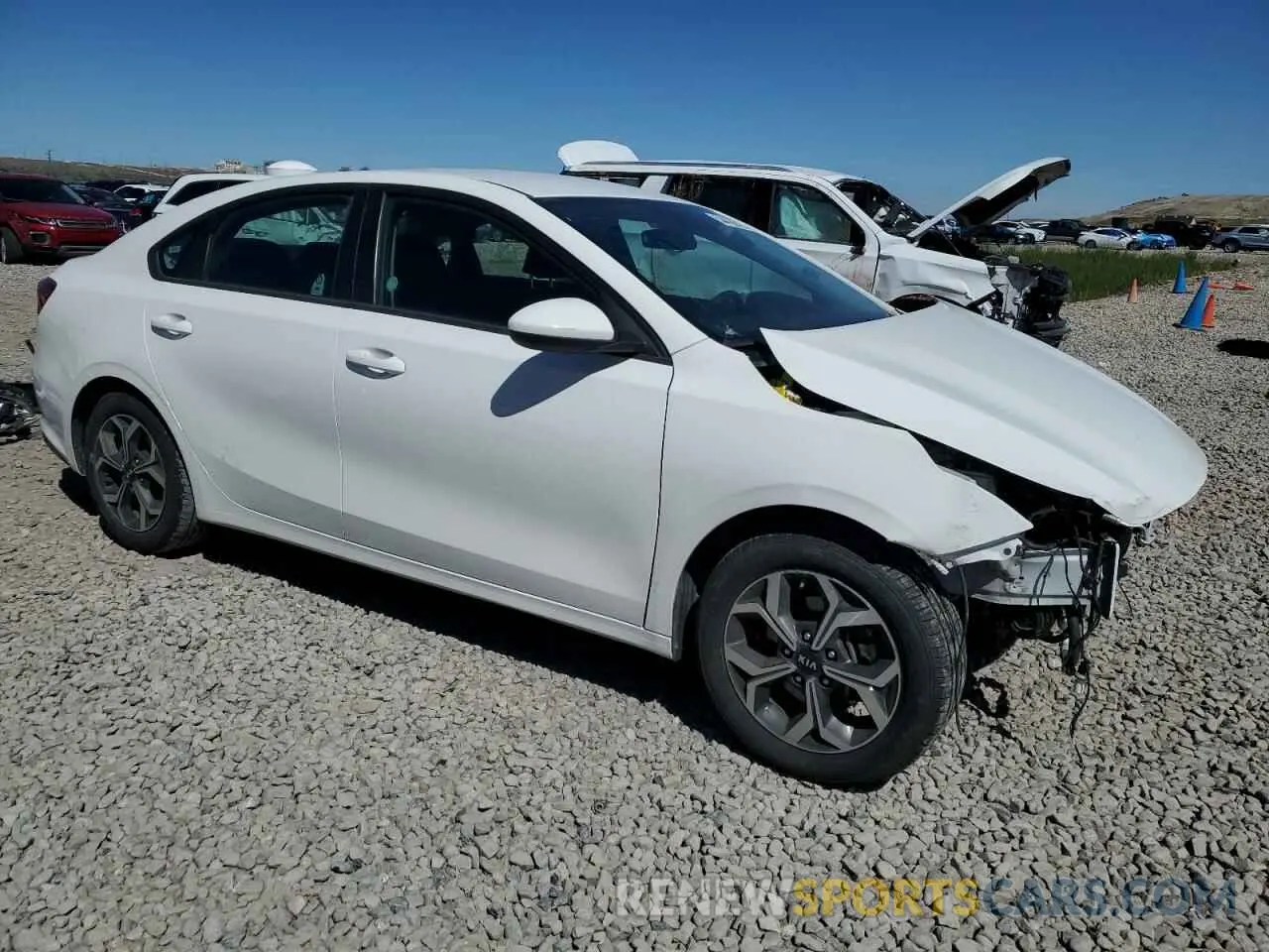 4 Photograph of a damaged car 3KPF24ADXME313406 KIA FORTE 2021