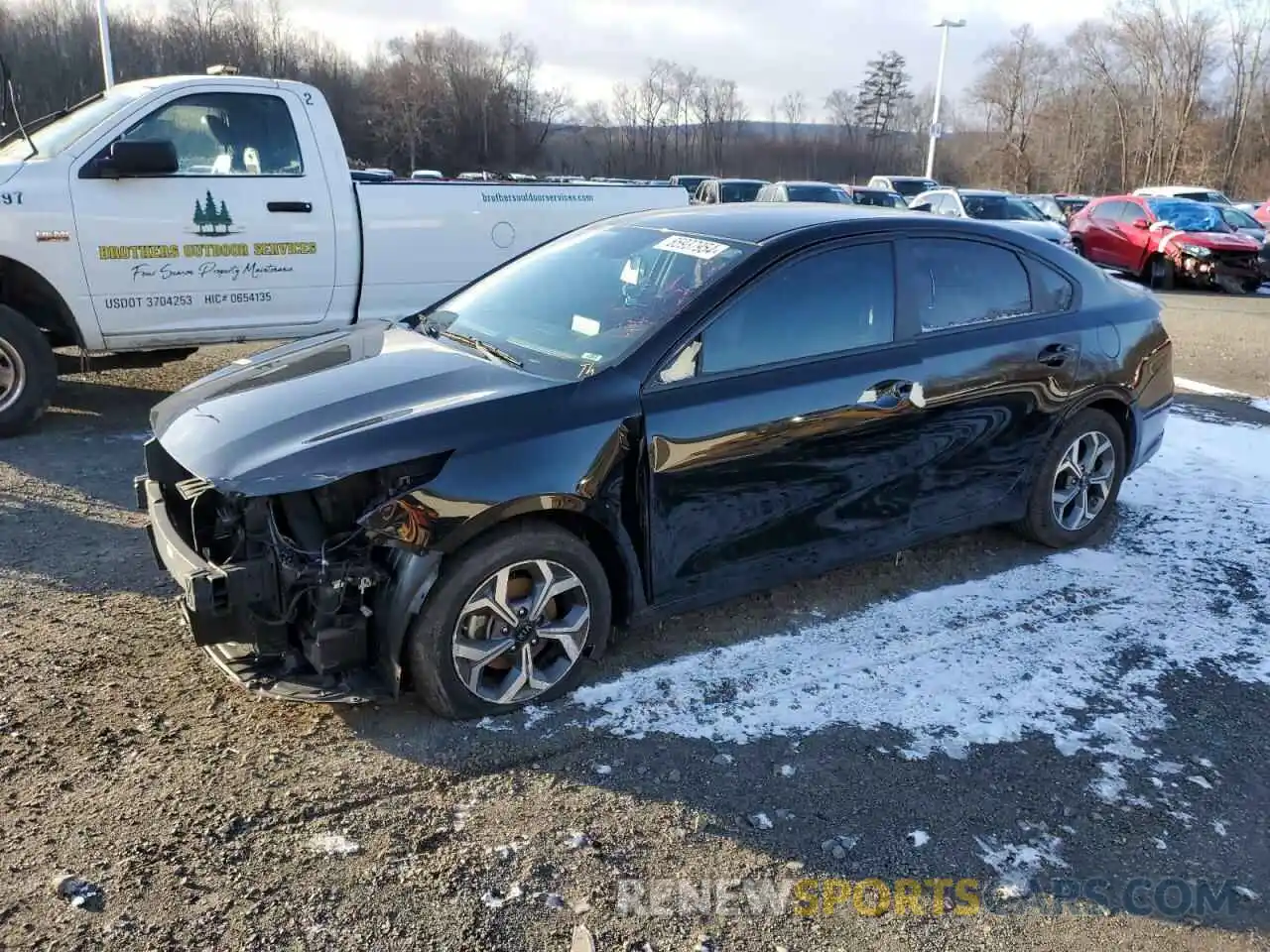 1 Photograph of a damaged car 3KPF24ADXME313731 KIA FORTE 2021