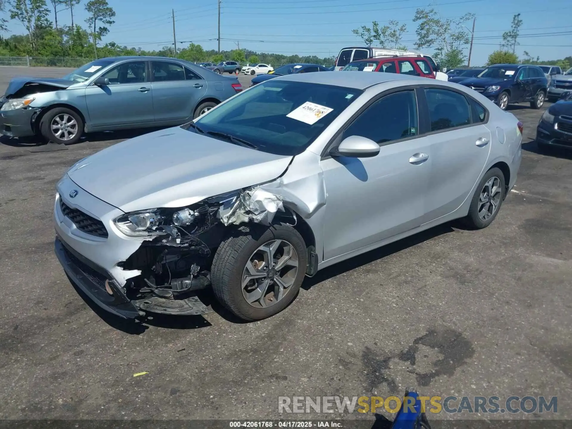 2 Photograph of a damaged car 3KPF24ADXME359818 KIA FORTE 2021