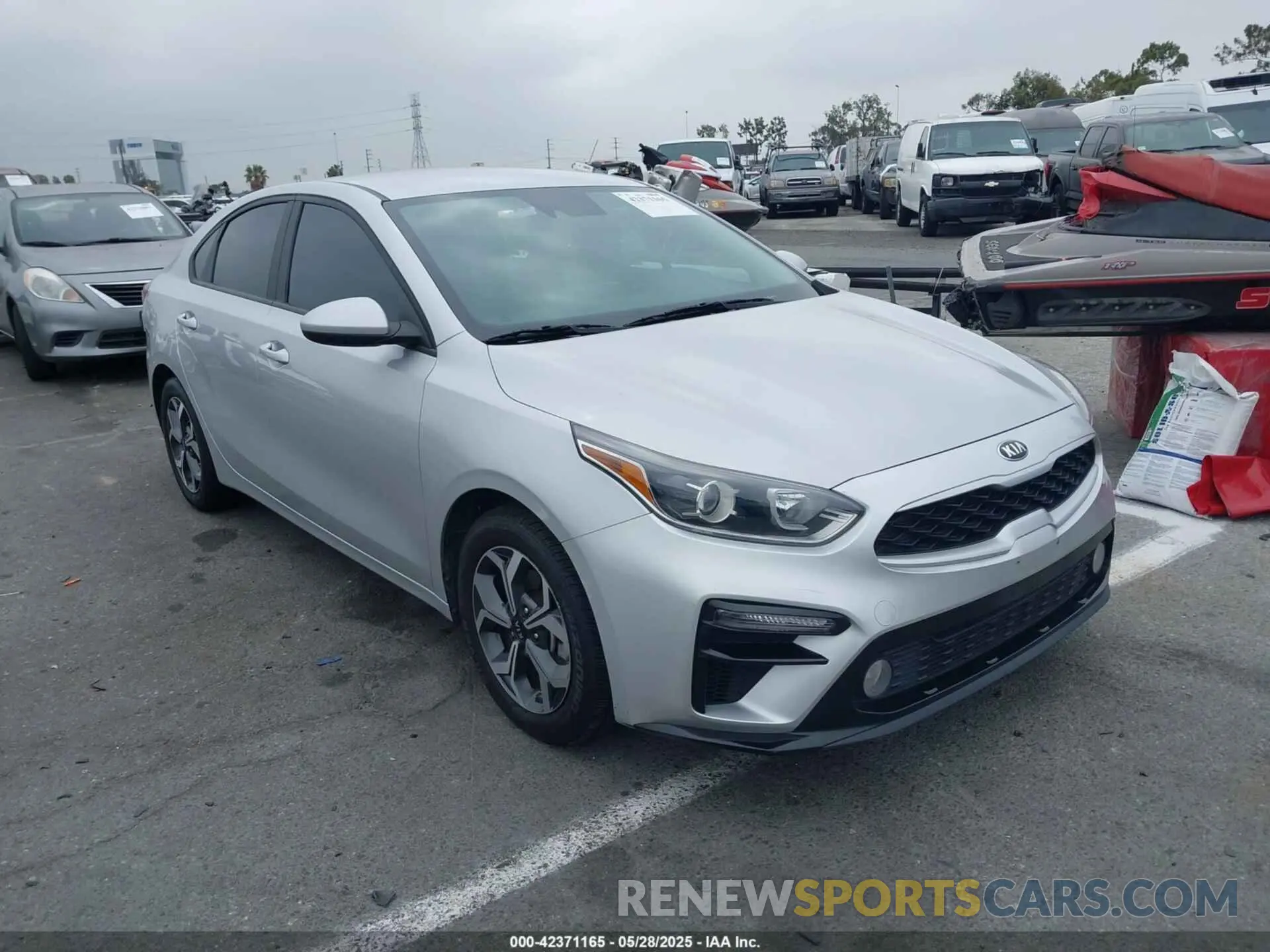 1 Photograph of a damaged car 3KPF24ADXME363867 KIA FORTE 2021
