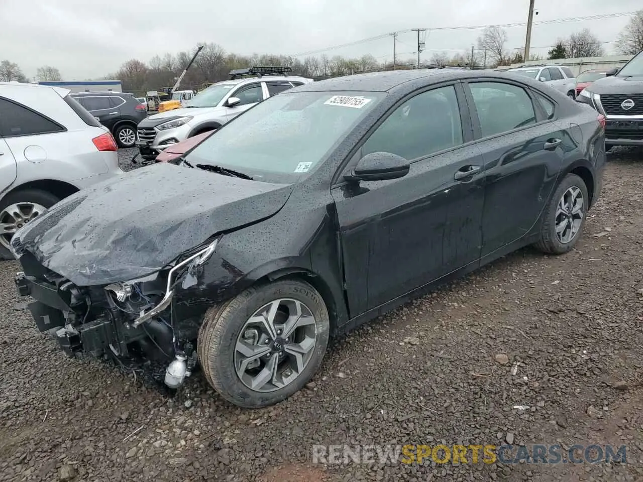 1 Photograph of a damaged car 3KPF24ADXME369443 KIA FORTE 2021