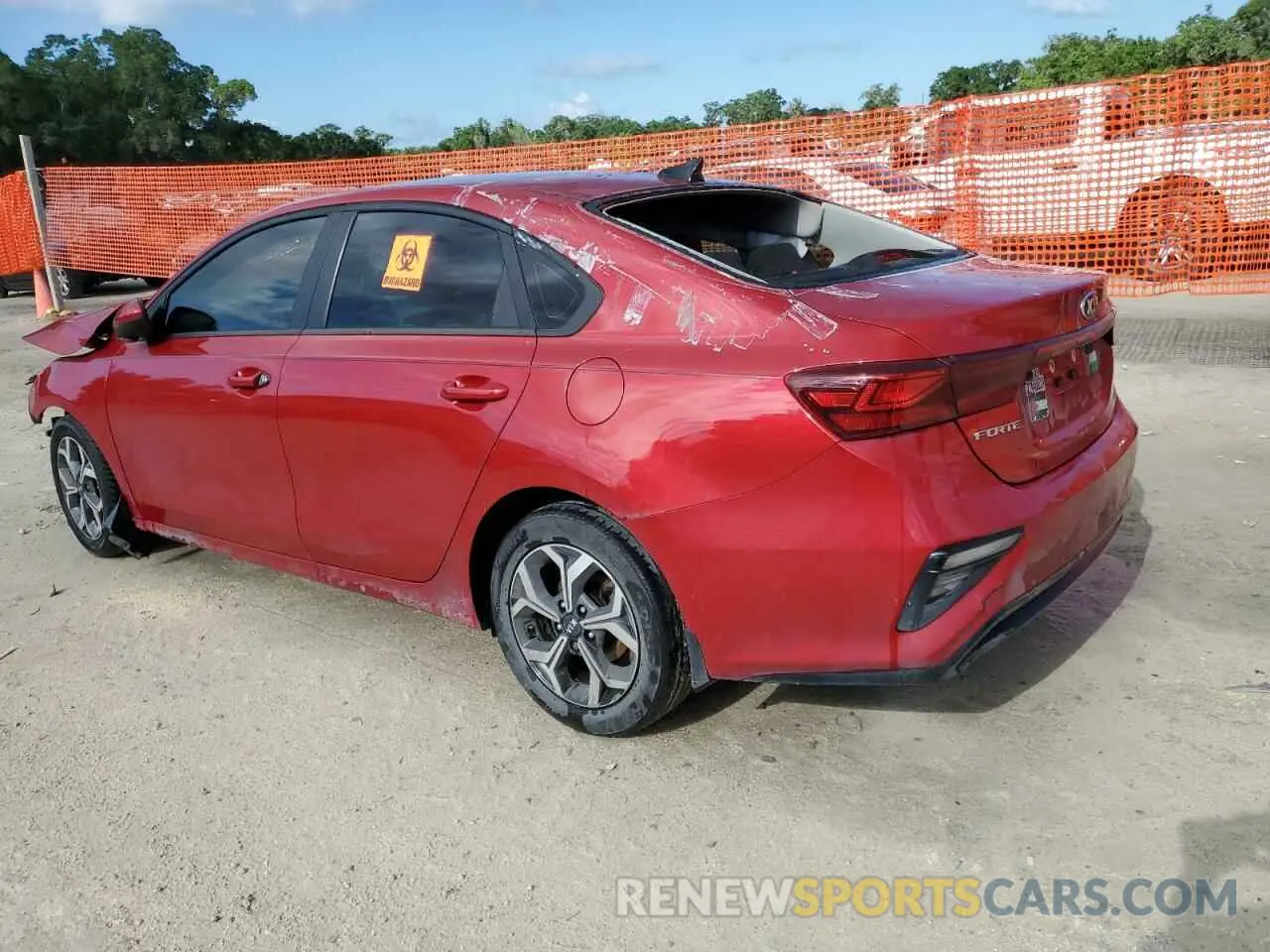 2 Photograph of a damaged car 3KPF24ADXME383794 KIA FORTE 2021