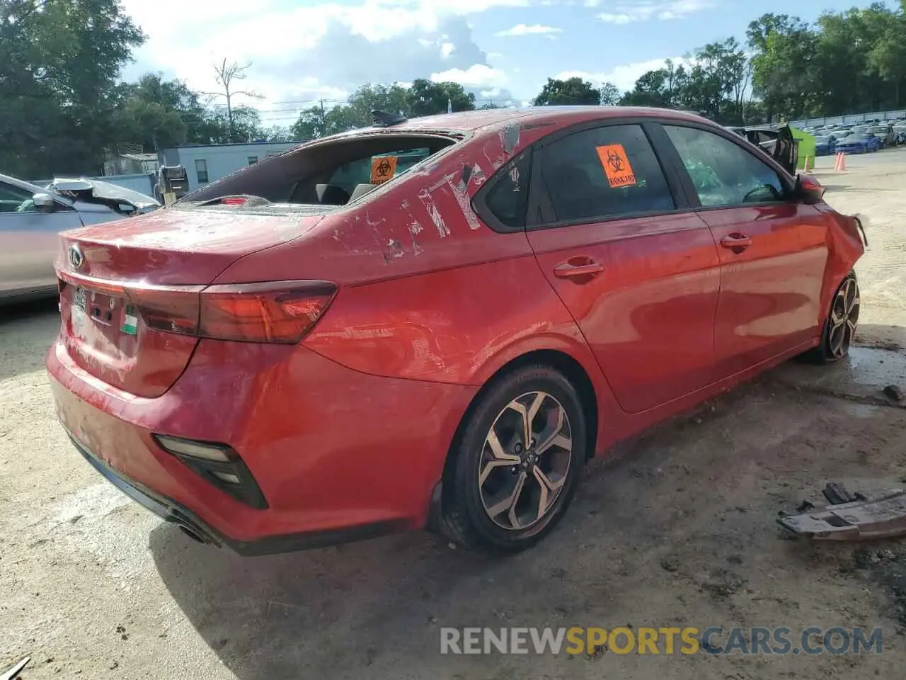 3 Photograph of a damaged car 3KPF24ADXME383794 KIA FORTE 2021