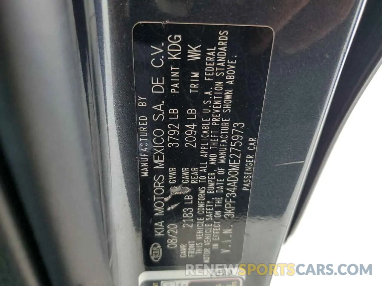 12 Photograph of a damaged car 3KPF34AD0ME275973 KIA FORTE 2021