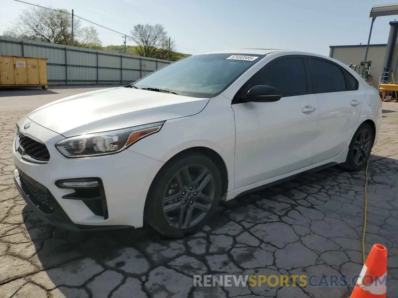 1 Photograph of a damaged car 3KPF34AD0ME276265 KIA FORTE 2021
