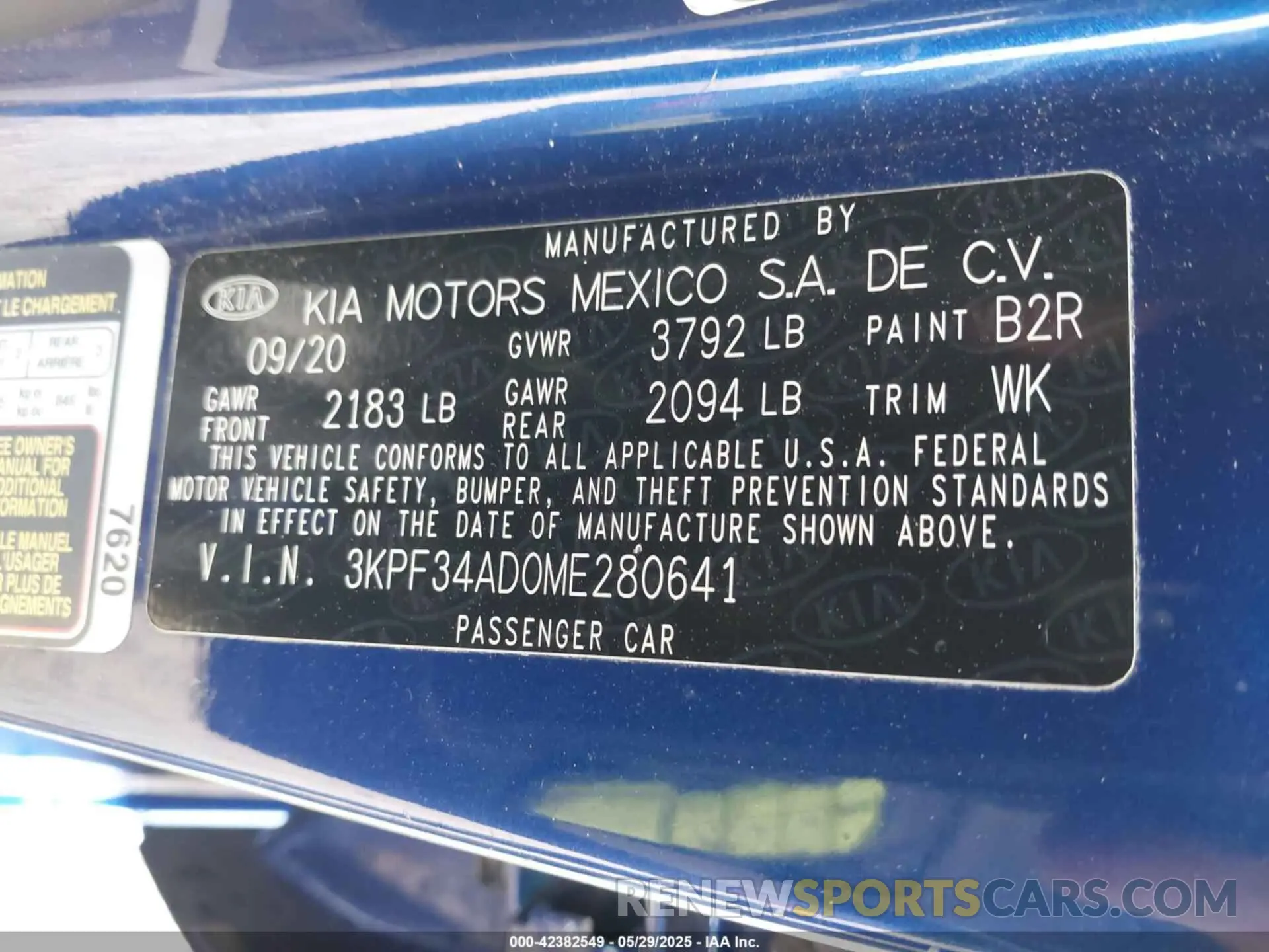 9 Photograph of a damaged car 3KPF34AD0ME280641 KIA FORTE 2021
