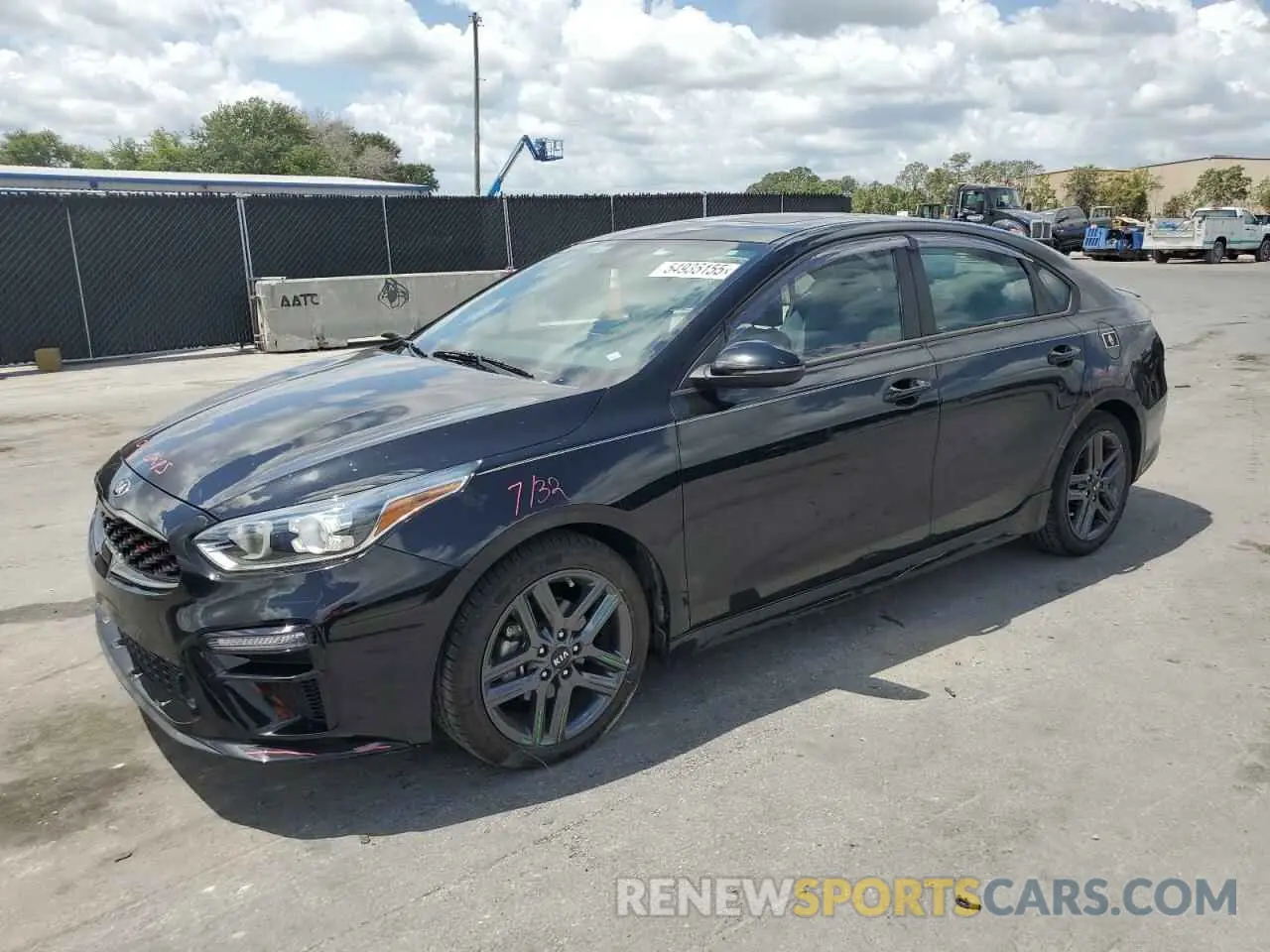 1 Photograph of a damaged car 3KPF34AD0ME311063 KIA FORTE 2021