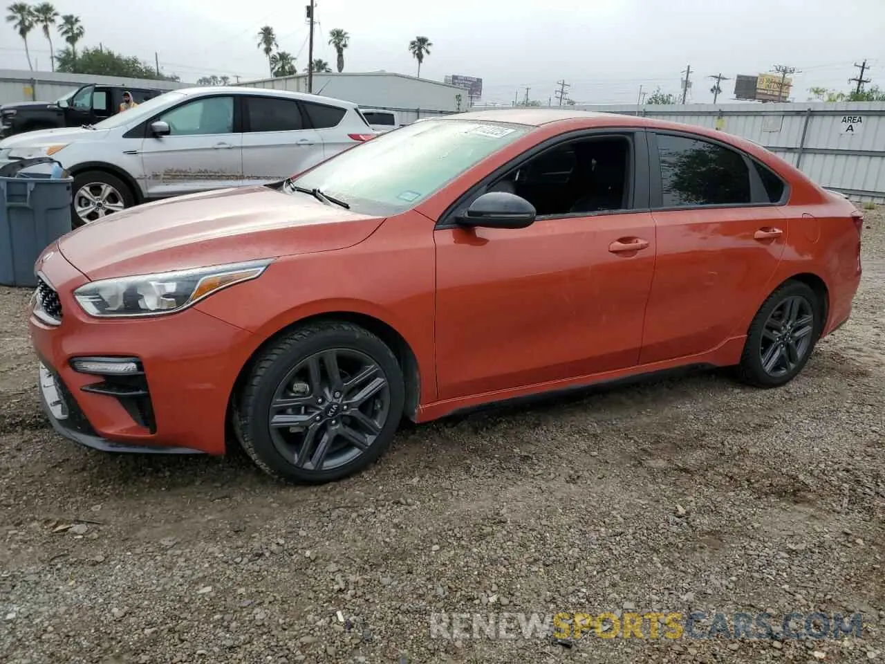 1 Photograph of a damaged car 3KPF34AD0ME384482 KIA FORTE 2021