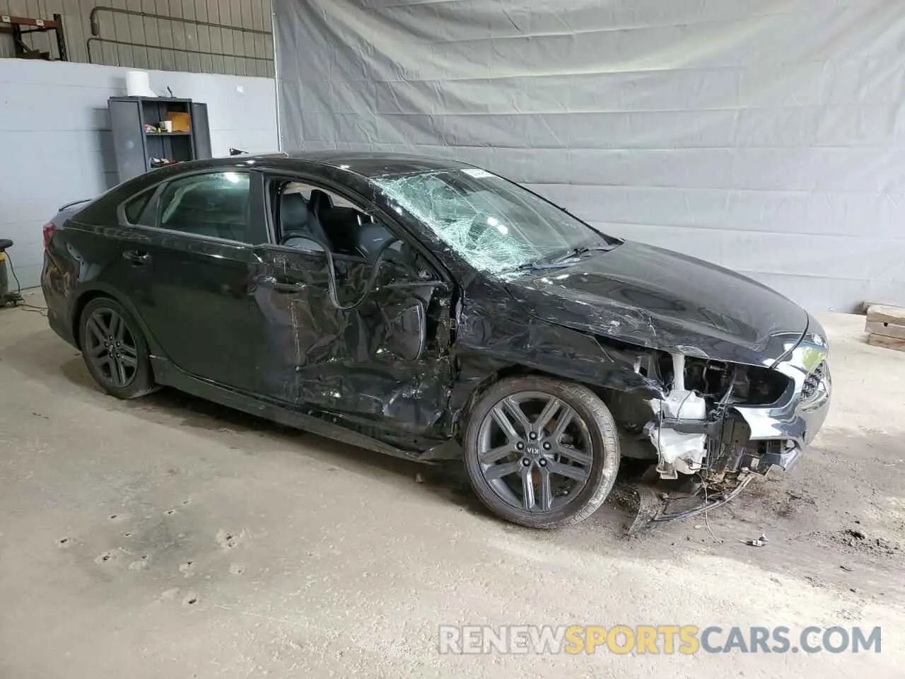 4 Photograph of a damaged car 3KPF34AD0ME419263 KIA FORTE 2021
