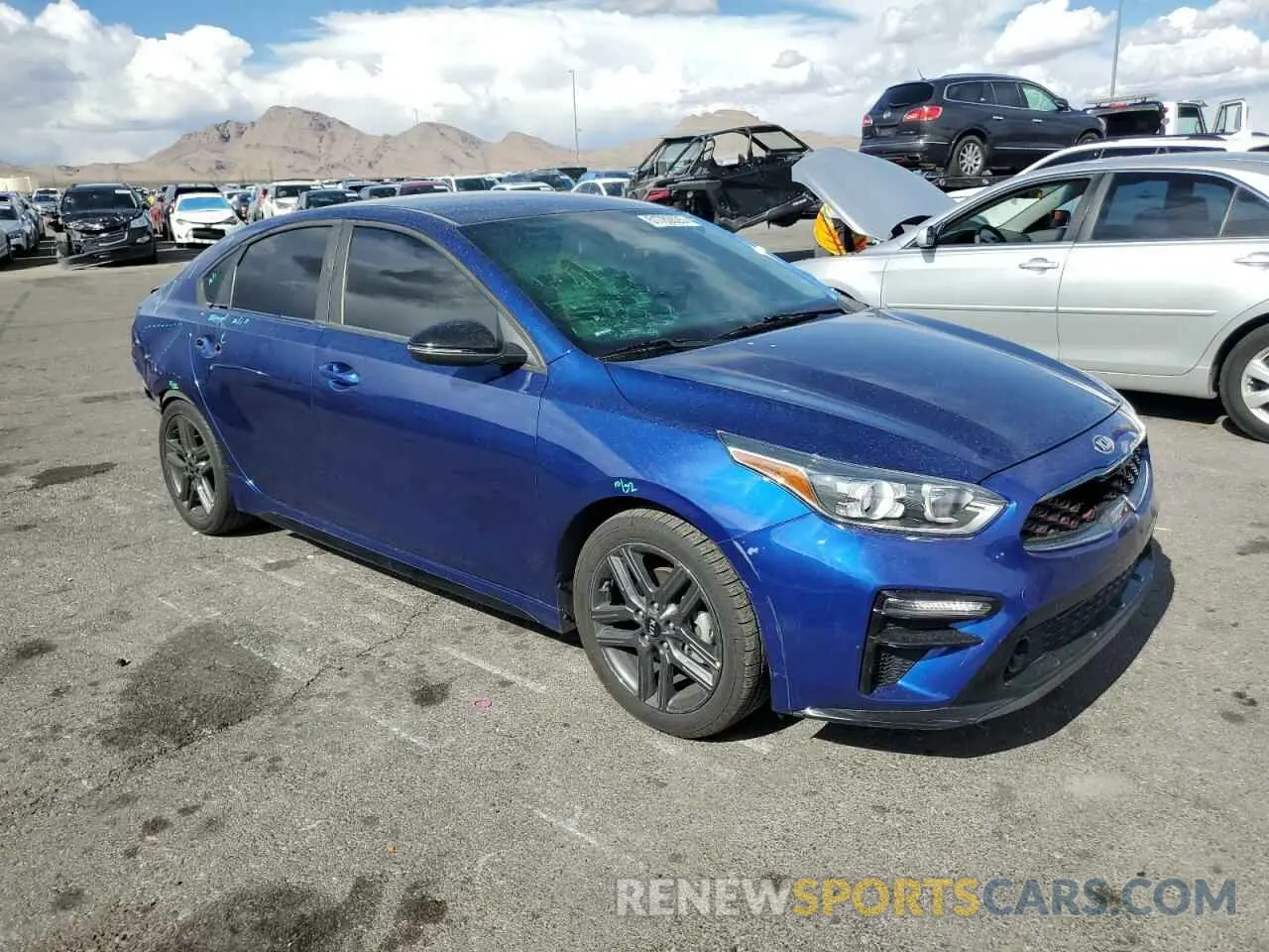 4 Photograph of a damaged car 3KPF34AD0ME419392 KIA FORTE 2021