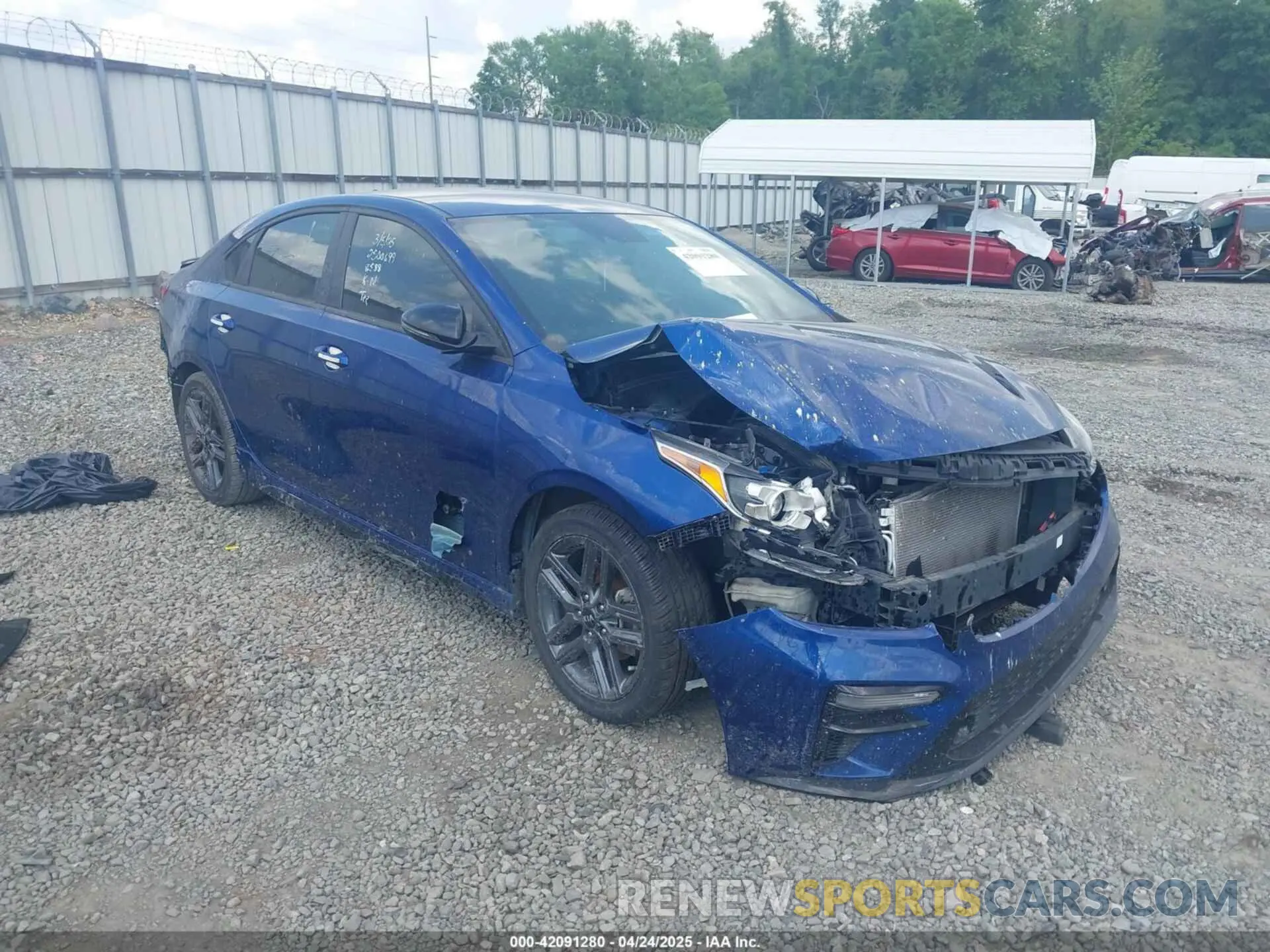 1 Photograph of a damaged car 3KPF34AD1ME278588 KIA FORTE 2021