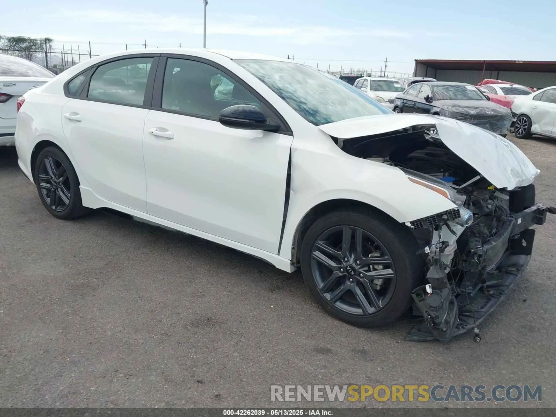 1 Photograph of a damaged car 3KPF34AD1ME282821 KIA FORTE 2021