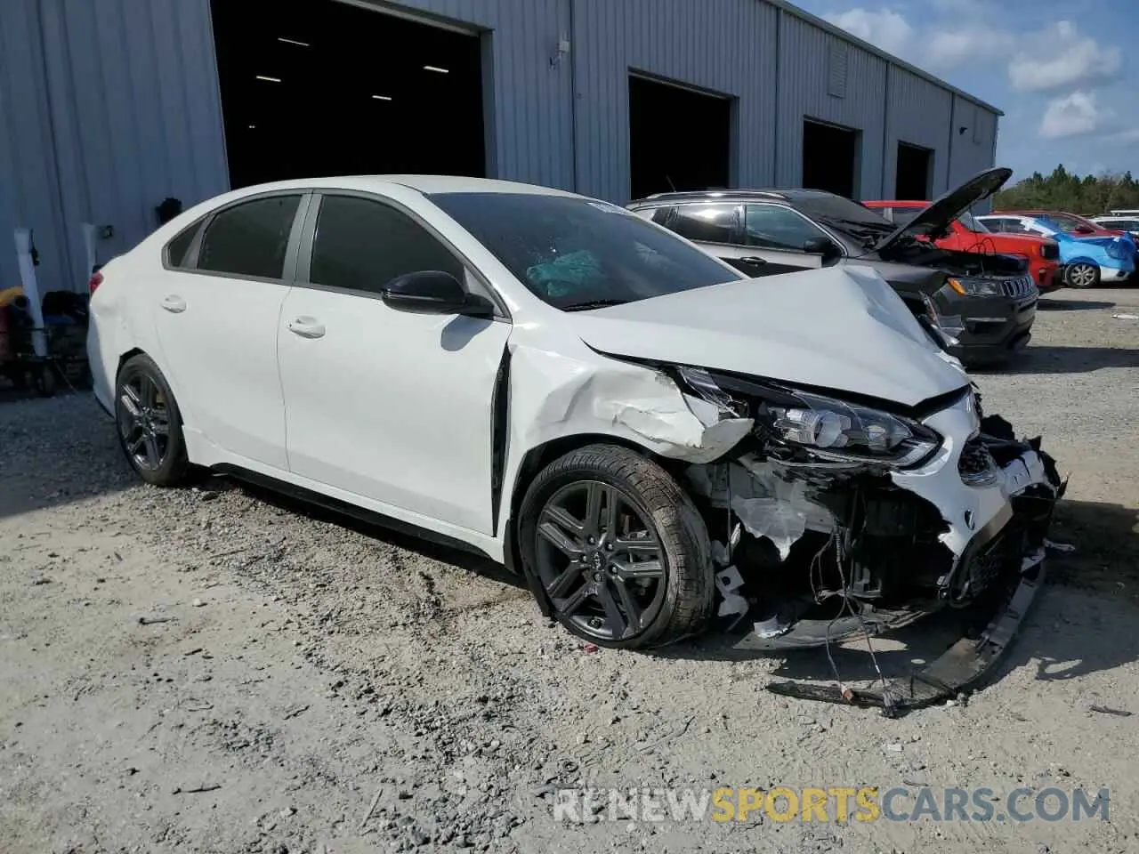 4 Photograph of a damaged car 3KPF34AD1ME290997 KIA FORTE 2021