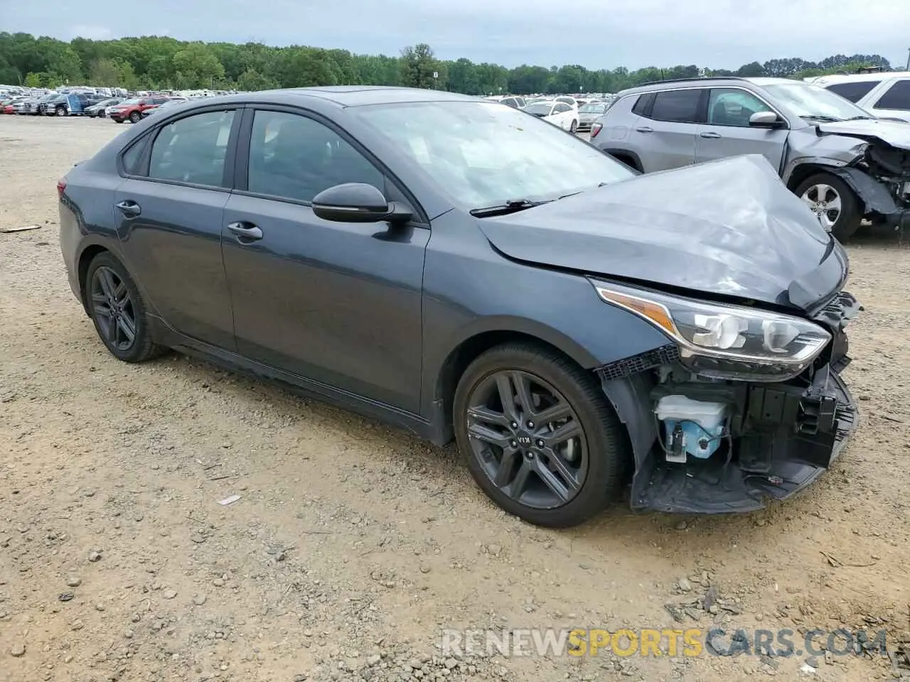 4 Photograph of a damaged car 3KPF34AD1ME379081 KIA FORTE 2021