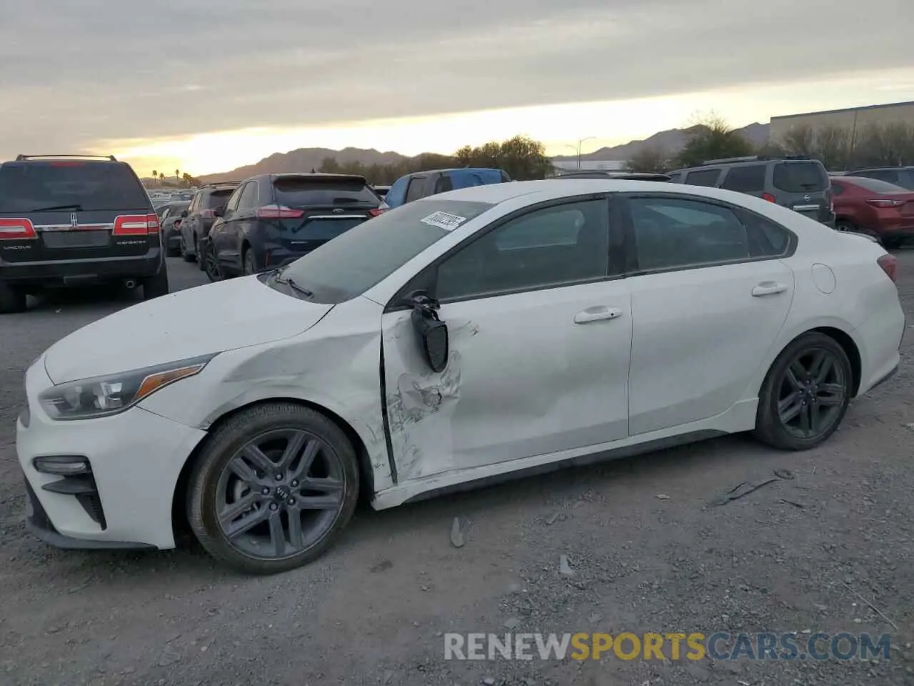 1 Photograph of a damaged car 3KPF34AD1ME391893 KIA FORTE 2021