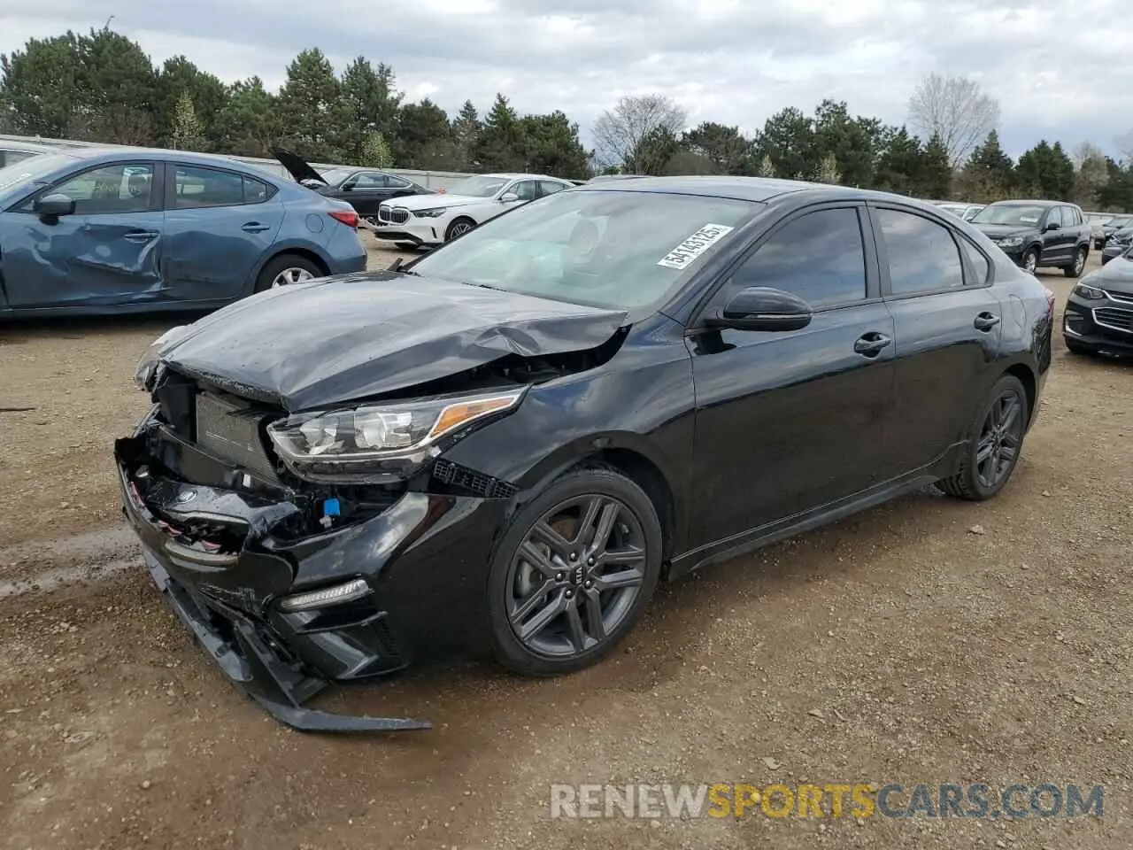 1 Photograph of a damaged car 3KPF34AD2ME317544 KIA FORTE 2021