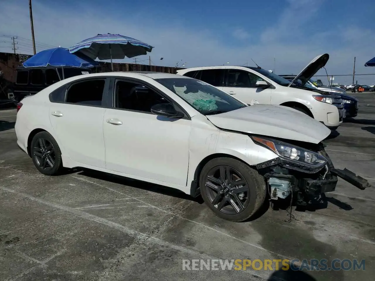 4 Photograph of a damaged car 3KPF34AD2ME327748 KIA FORTE 2021