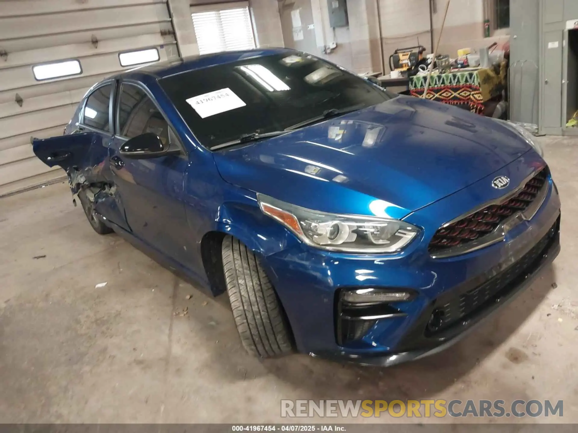 1 Photograph of a damaged car 3KPF34AD2ME330827 KIA FORTE 2021