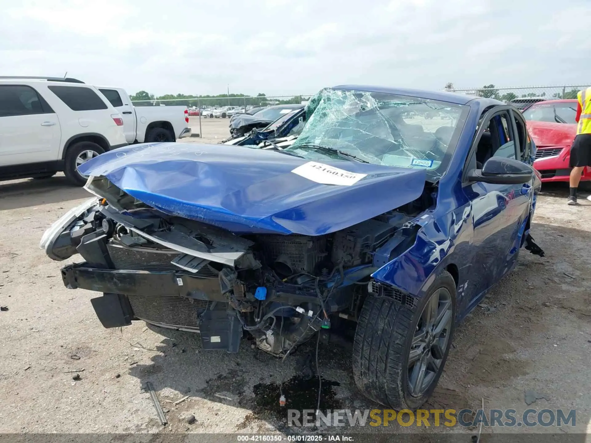 2 Photograph of a damaged car 3KPF34AD2ME401914 KIA FORTE 2021