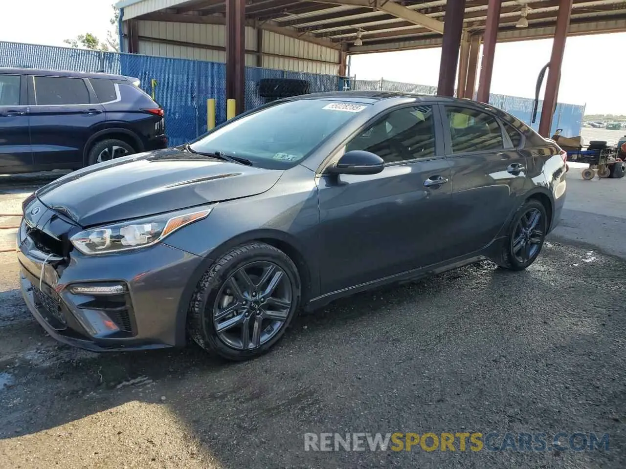 1 Photograph of a damaged car 3KPF34AD2ME408359 KIA FORTE 2021