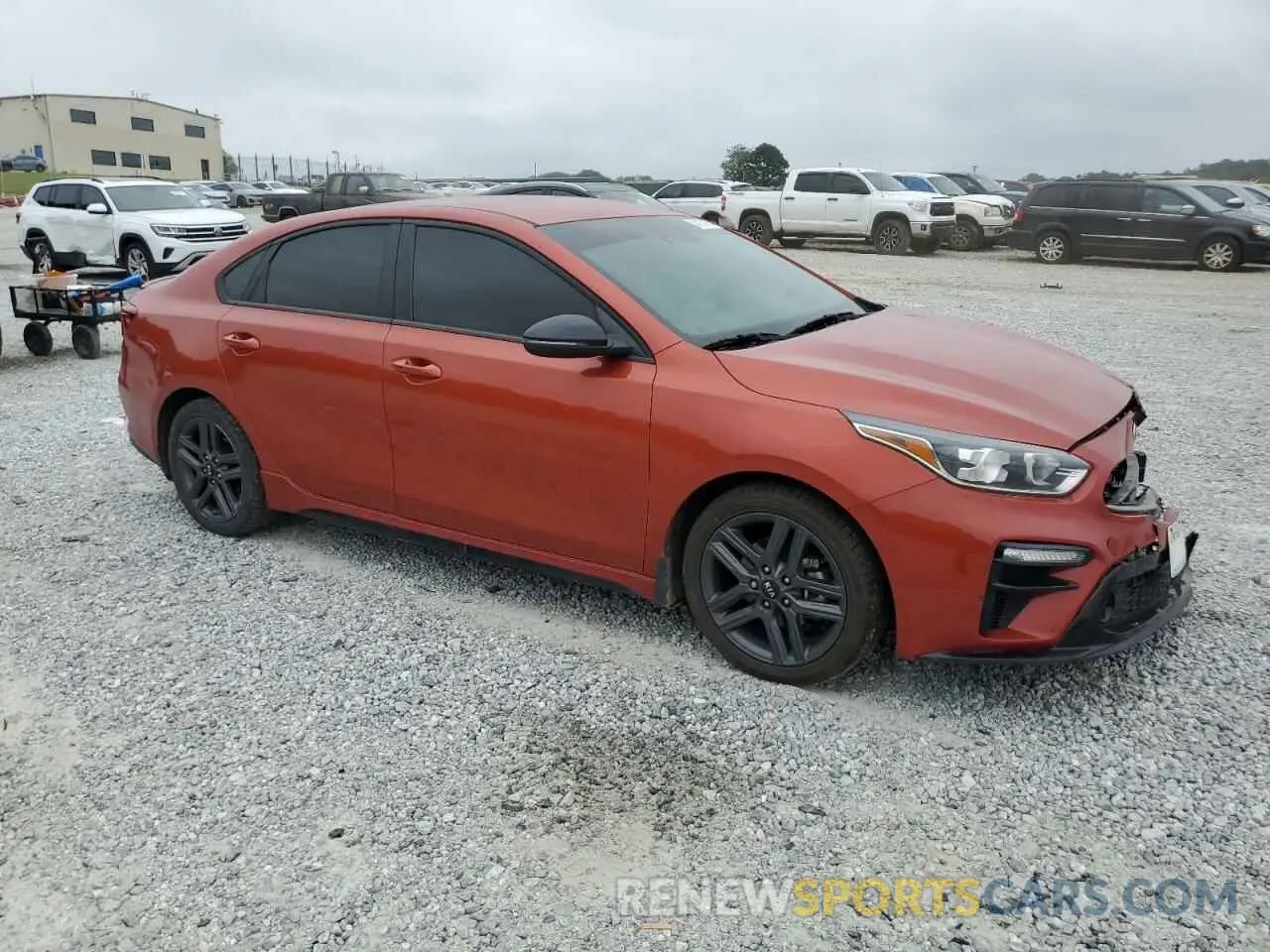 4 Photograph of a damaged car 3KPF34AD3ME292492 KIA FORTE 2021