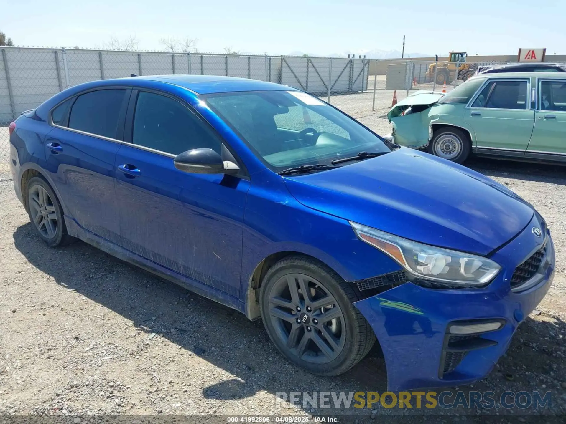 1 Photograph of a damaged car 3KPF34AD3ME341335 KIA FORTE 2021
