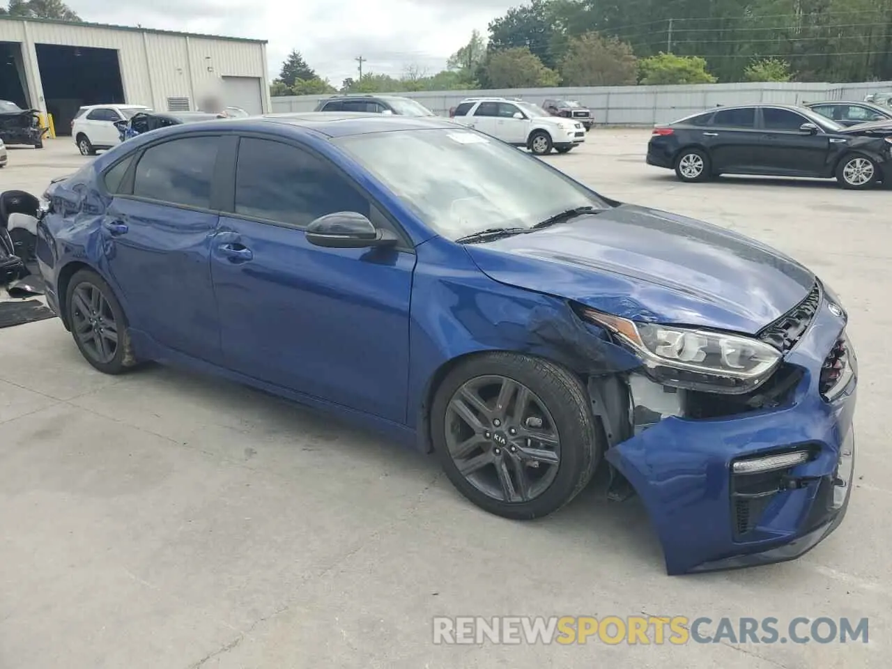 4 Photograph of a damaged car 3KPF34AD3ME355817 KIA FORTE 2021