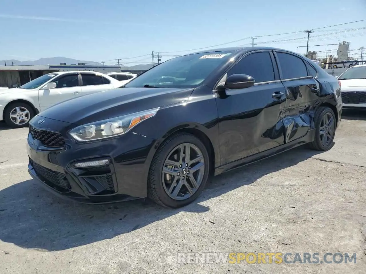 1 Photograph of a damaged car 3KPF34AD3ME359186 KIA FORTE 2021