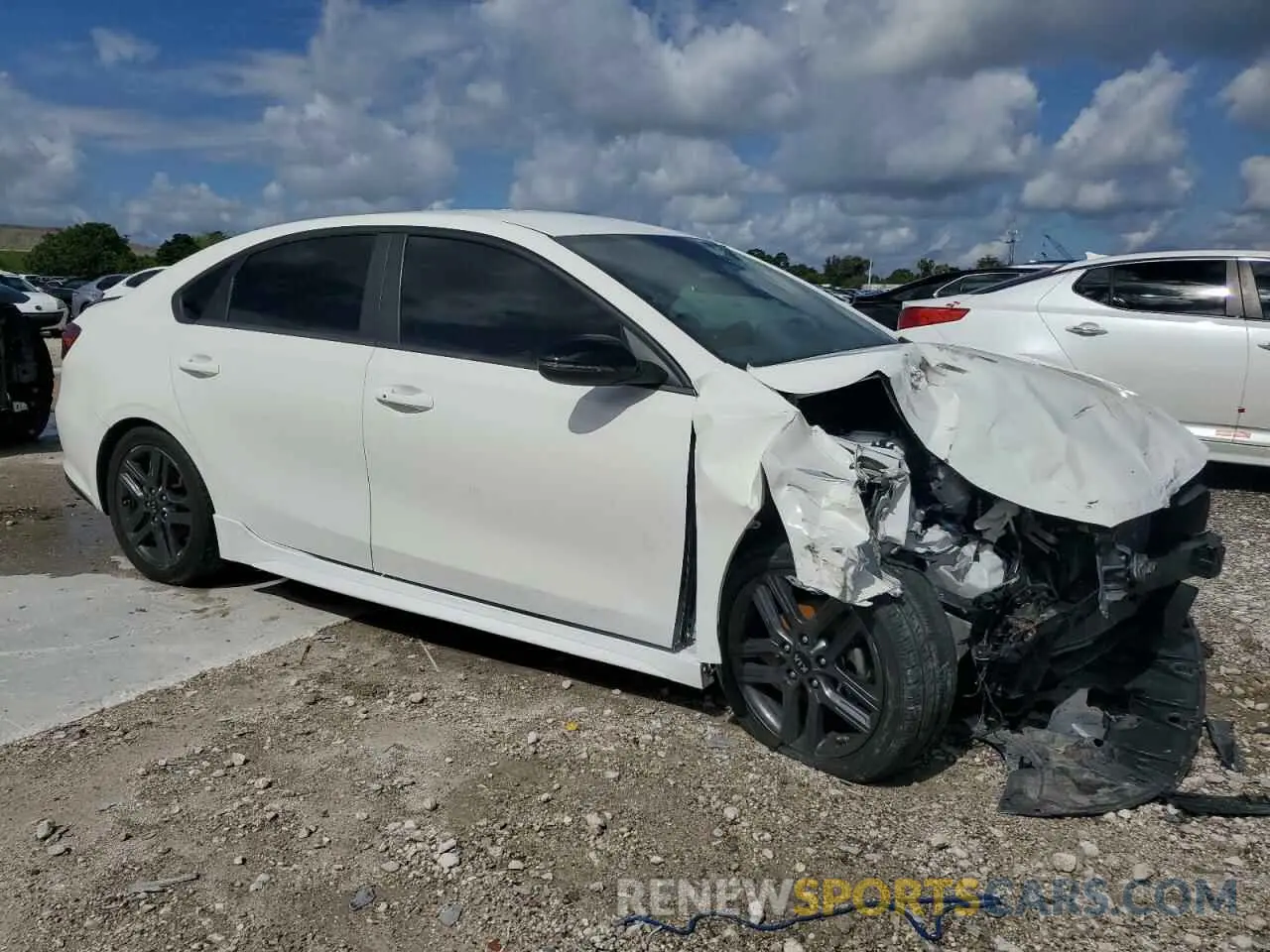 4 Photograph of a damaged car 3KPF34AD3ME387005 KIA FORTE 2021