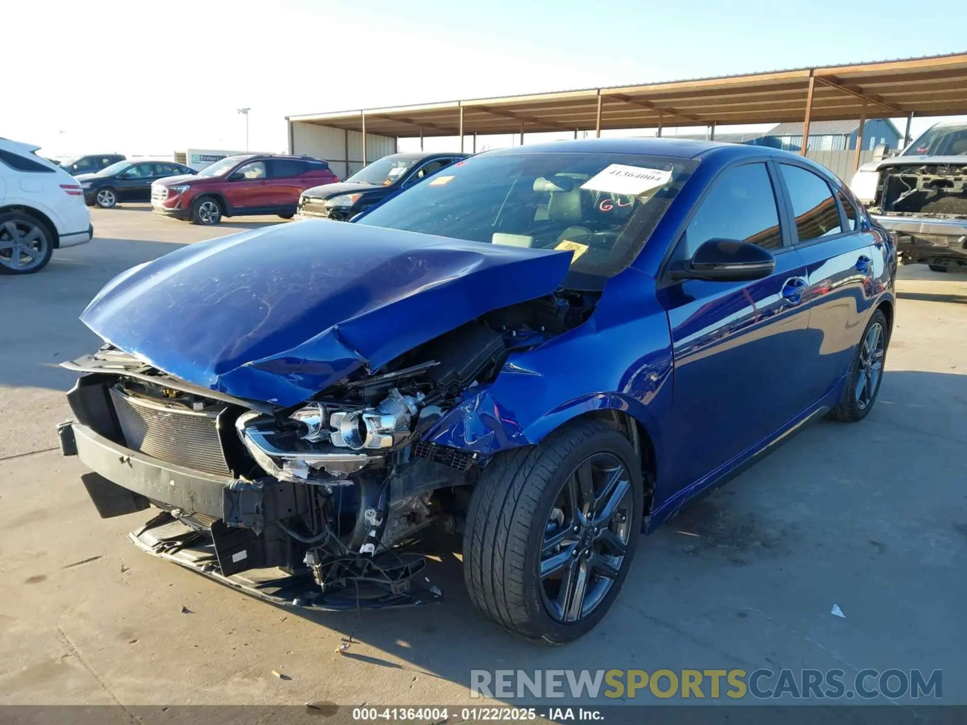2 Photograph of a damaged car 3KPF34AD3ME401808 KIA FORTE 2021