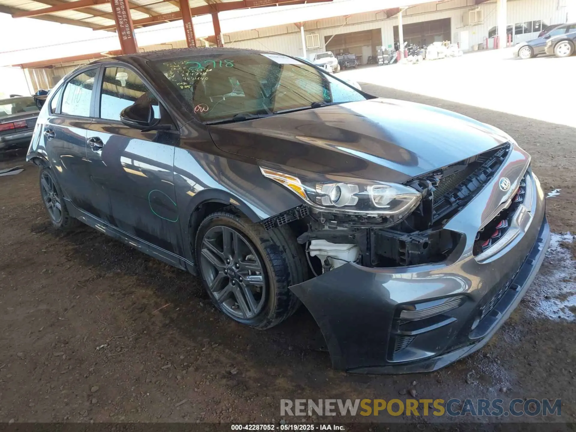 1 Photograph of a damaged car 3KPF34AD4ME294736 KIA FORTE 2021