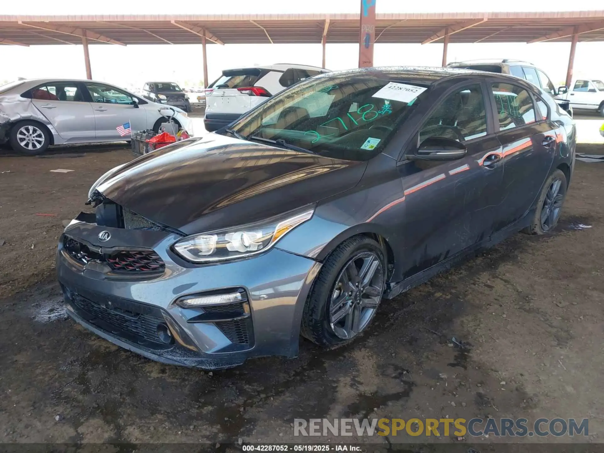 2 Photograph of a damaged car 3KPF34AD4ME294736 KIA FORTE 2021
