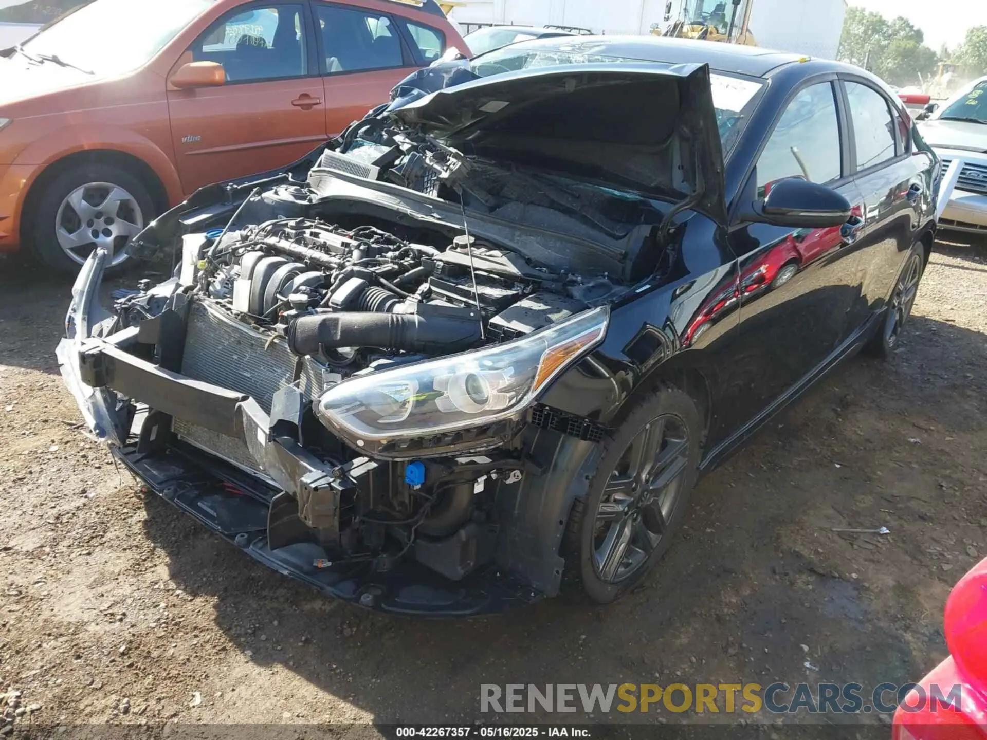 2 Photograph of a damaged car 3KPF34AD4ME307615 KIA FORTE 2021