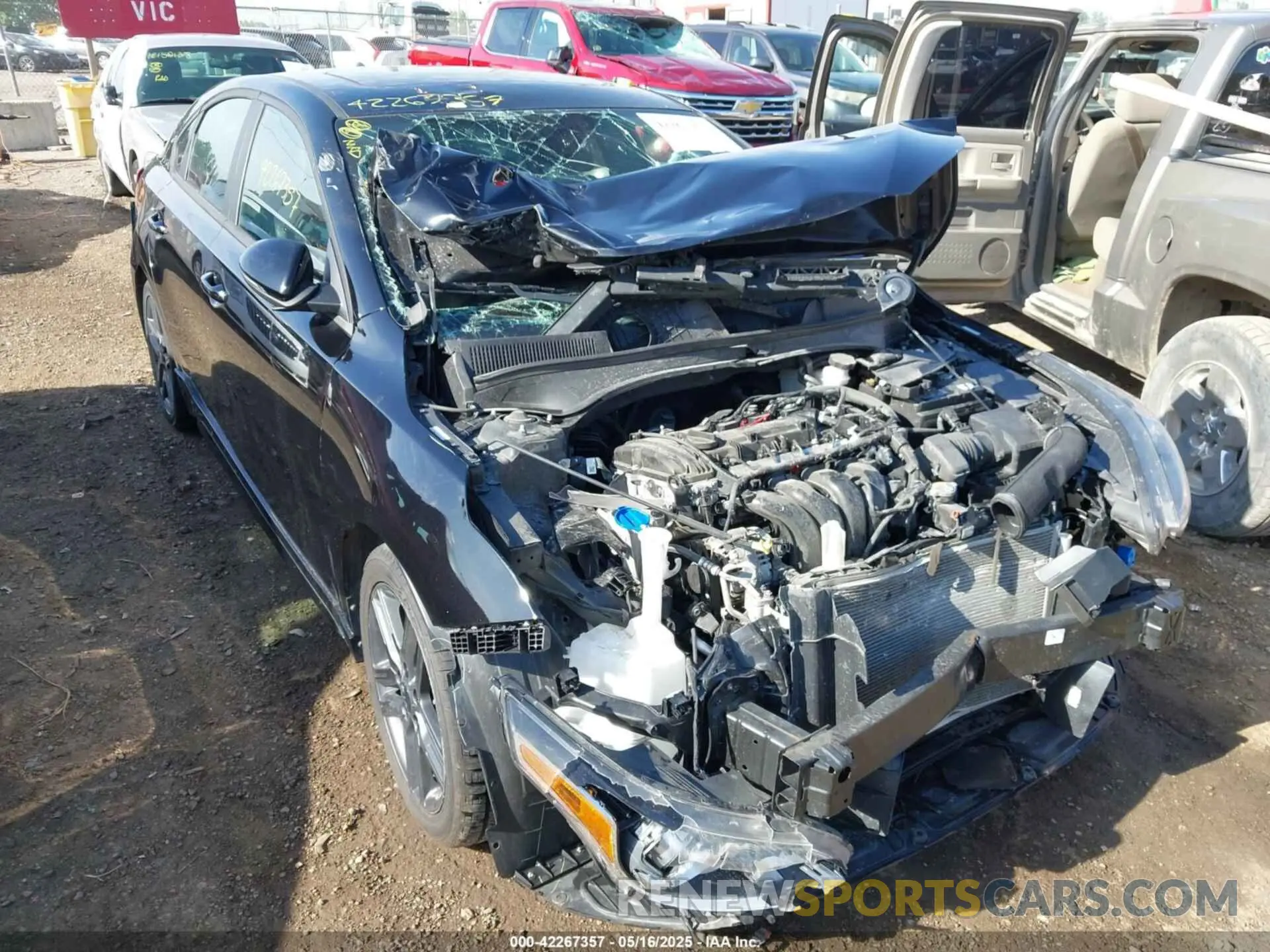 6 Photograph of a damaged car 3KPF34AD4ME307615 KIA FORTE 2021