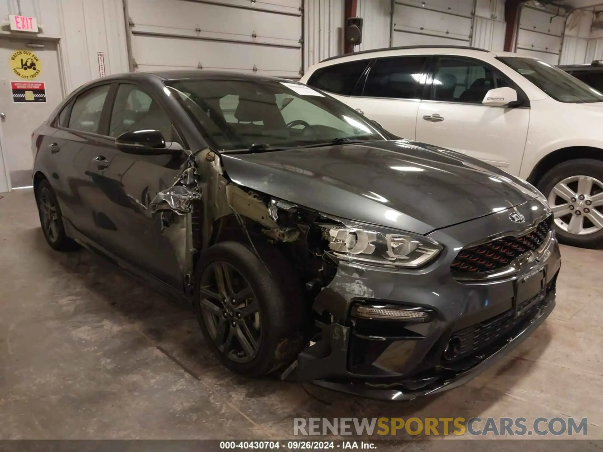 1 Photograph of a damaged car 3KPF34AD4ME315956 KIA FORTE 2021