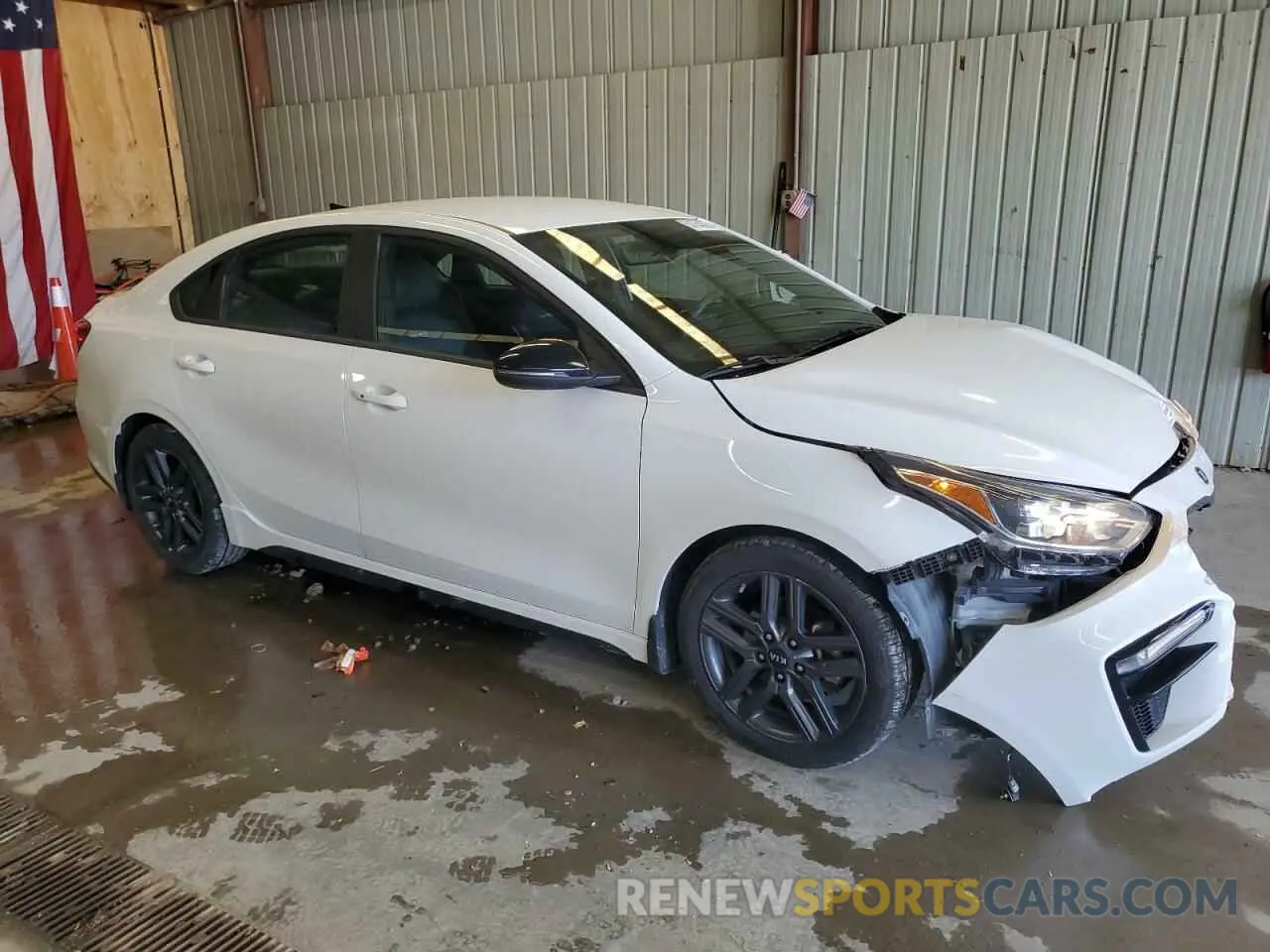 4 Photograph of a damaged car 3KPF34AD4ME380614 KIA FORTE 2021