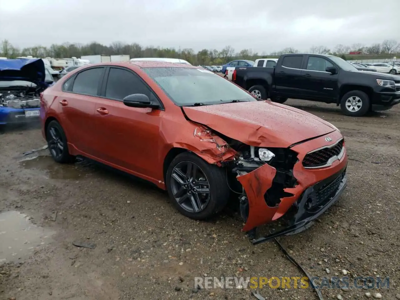 4 Photograph of a damaged car 3KPF34AD4ME385263 KIA FORTE 2021