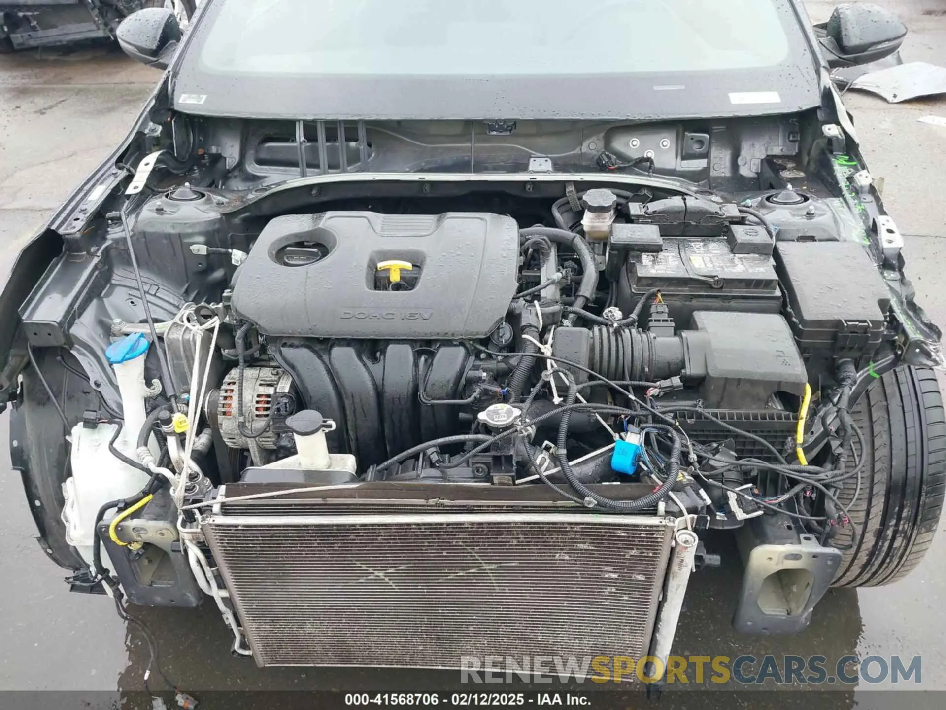 10 Photograph of a damaged car 3KPF34AD4ME392794 KIA FORTE 2021