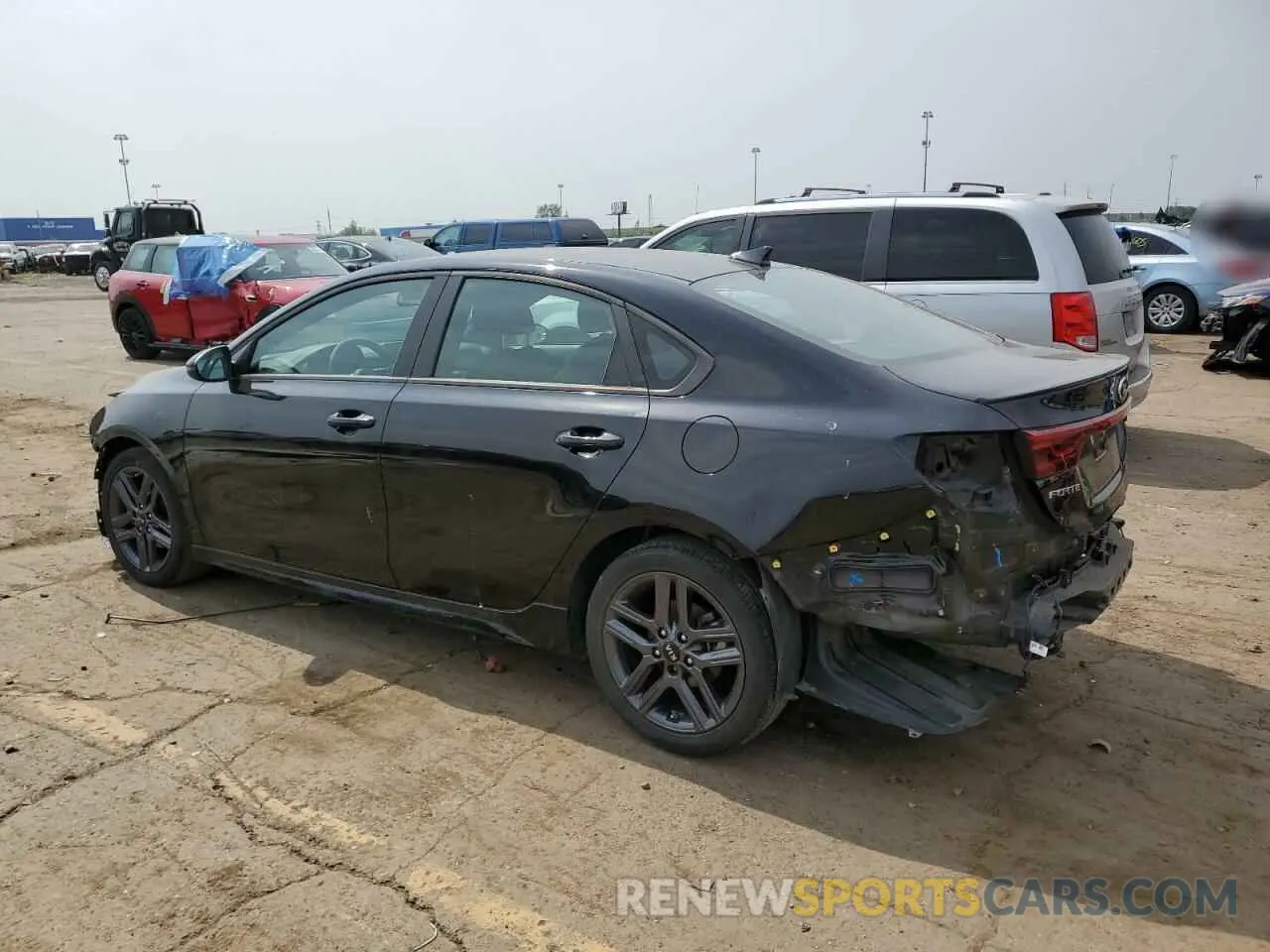 2 Photograph of a damaged car 3KPF34AD4ME403535 KIA FORTE 2021