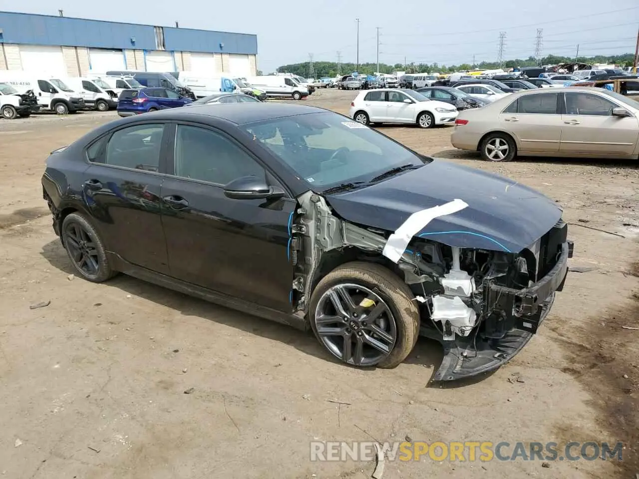 4 Photograph of a damaged car 3KPF34AD4ME403535 KIA FORTE 2021