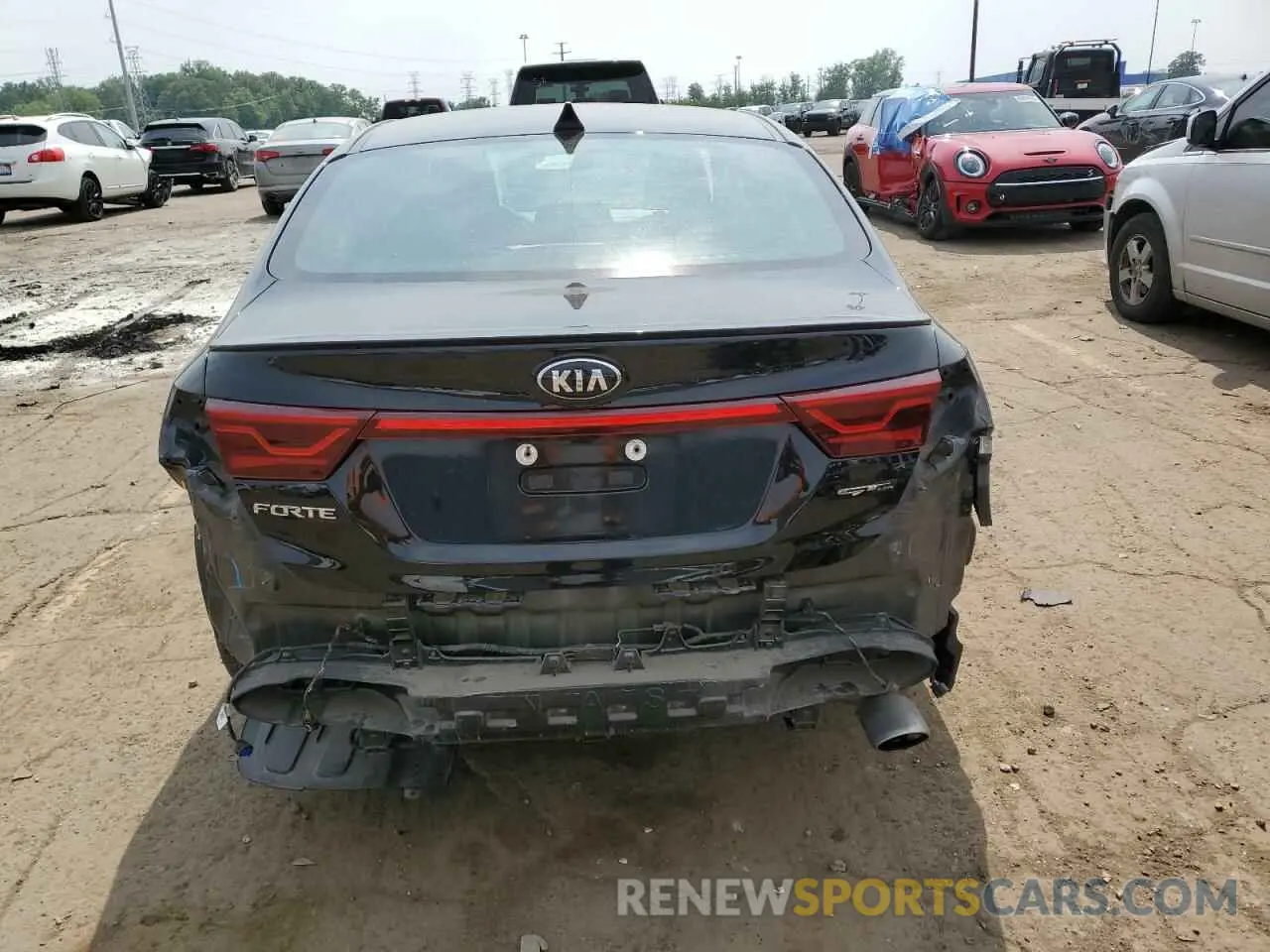 6 Photograph of a damaged car 3KPF34AD4ME403535 KIA FORTE 2021