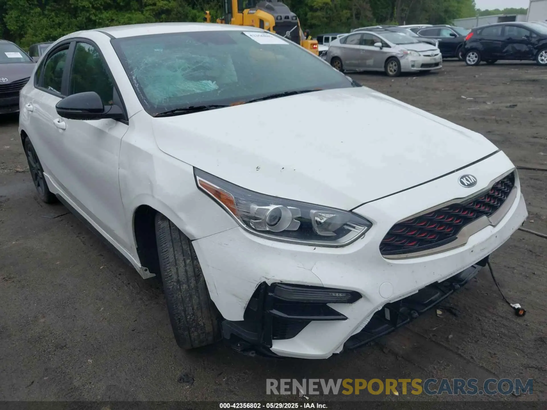 1 Photograph of a damaged car 3KPF34AD4ME414714 KIA FORTE 2021