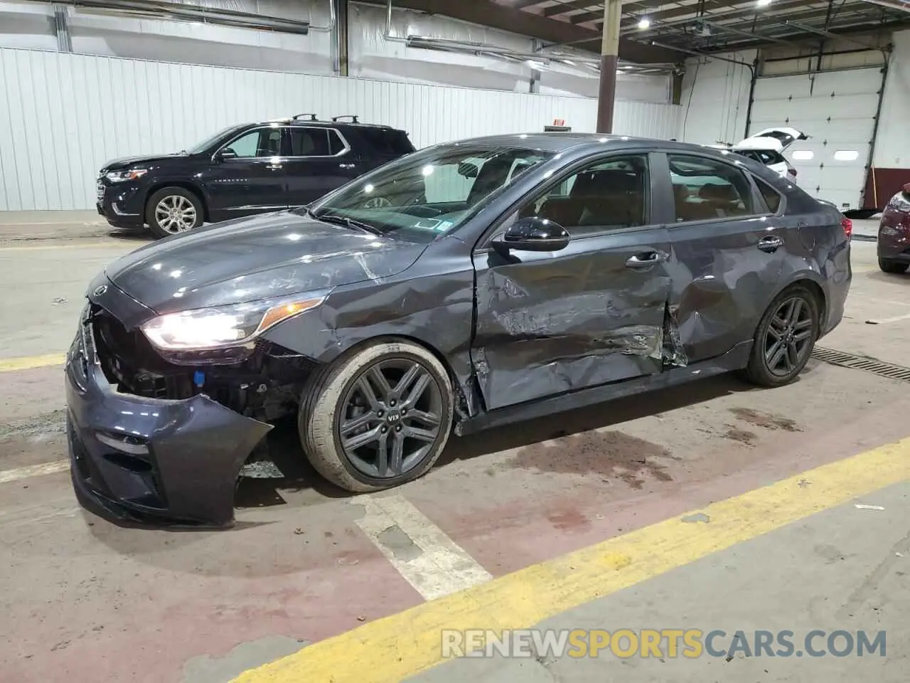 1 Photograph of a damaged car 3KPF34AD5ME273264 KIA FORTE 2021