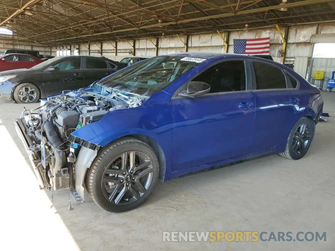 1 Photograph of a damaged car 3KPF34AD5ME275483 KIA FORTE 2021