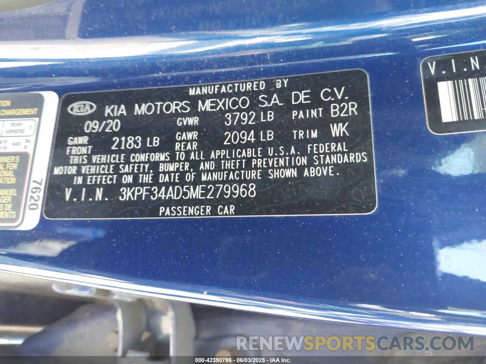9 Photograph of a damaged car 3KPF34AD5ME279968 KIA FORTE 2021