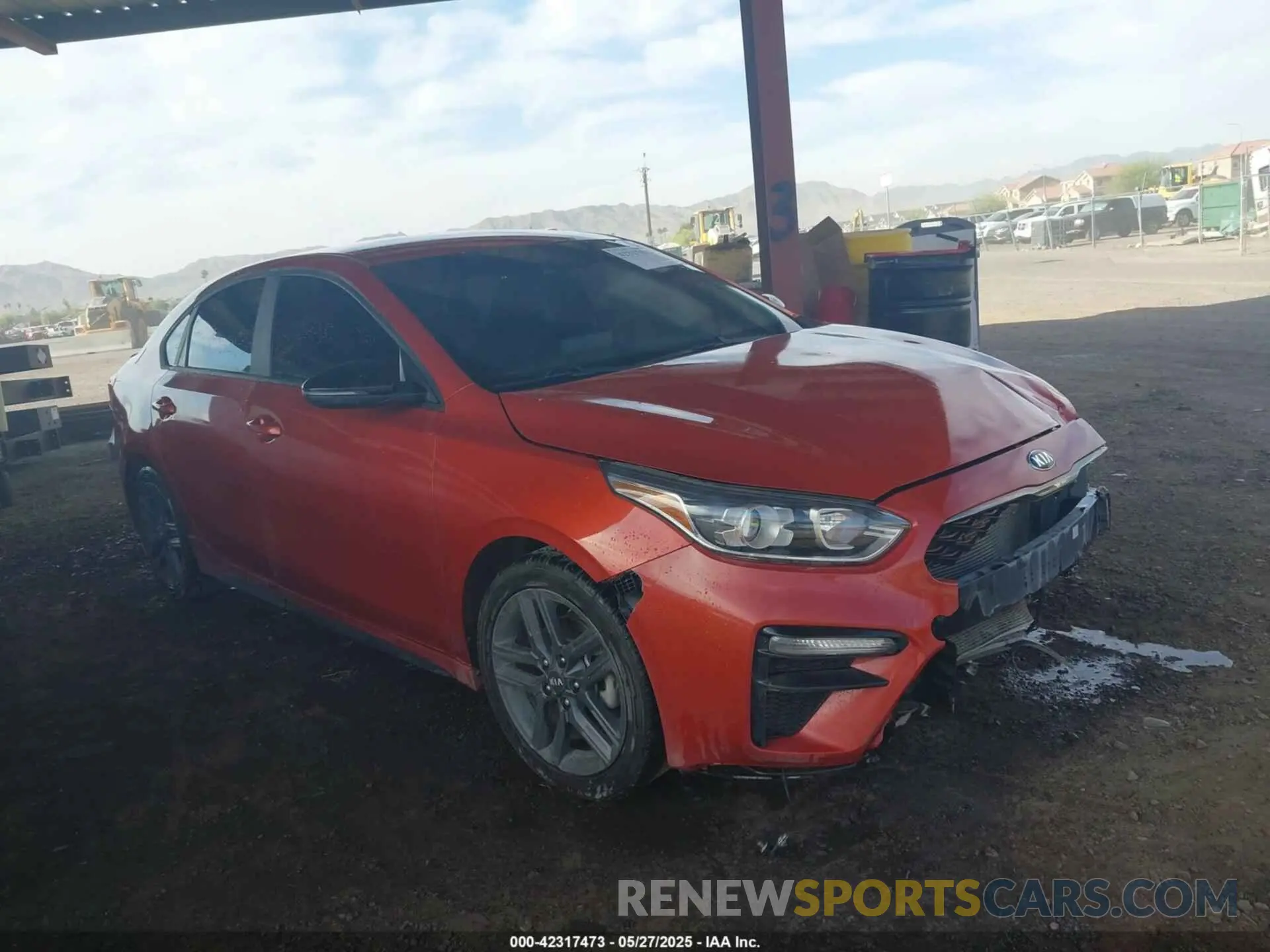 1 Photograph of a damaged car 3KPF34AD5ME283793 KIA FORTE 2021